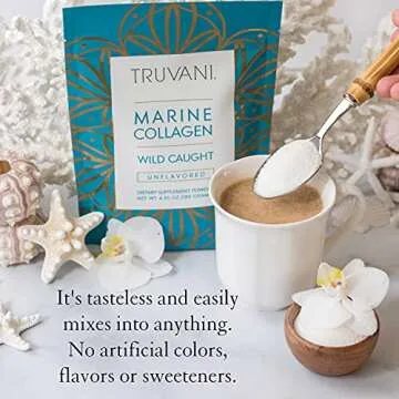 Truvani Wild Caught Hydrolyzed Marine Collagen Supplement