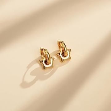 Stylish Gold Hoop Earrings for Women - Hypoallergenic Design