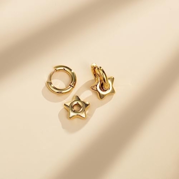 Stylish Gold Hoop Earrings for Women - Hypoallergenic Design