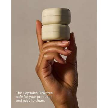 Cadence Pill Case Set - Magnetic Travel Capsules for Daily Use