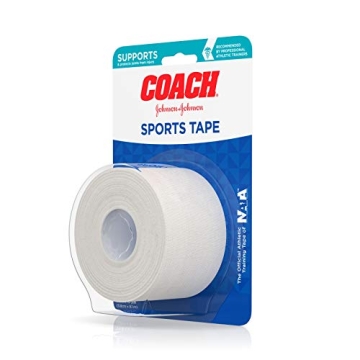 Johnson & Johnson Coach Sports Tape for Athletes and Active Lifestyles