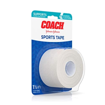 Johnson & Johnson Coach Sports Tape for Athletes and Active Lifestyles