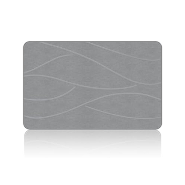 Veeloim Stone Bath Mat - Super Absorbent Diatomaceous Earth Quick Drying Non-Slip Bath Mats (23.6''?...