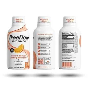 Freeflow Fit Energy Shots - Natural Caffeine & Wellness Boost