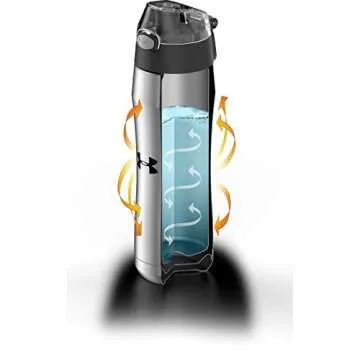 Under Armour Beyond 18 Oz Stainless Steel Bottle - Matte Black