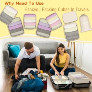 Fancyou Packing Cubes for Organizing Travel Essentials