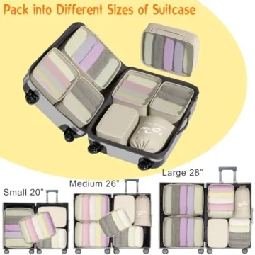 Fancyou Packing Cubes for Organizing Travel Essentials