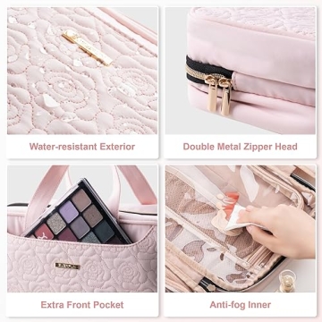 Everfun Travel Toiletry Bag - Stylish & Leakproof Organizer