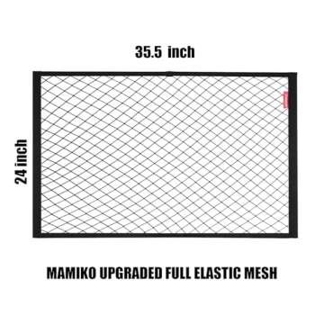 MAMIKO Cargo Net for Utility Folding Wagon, Garden Cart, Folding Trolley Cart, Beach Cart, Made of Heavy-Duty Elastic Nylon net 24"X35.5"