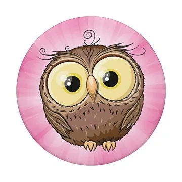Cute Owl PopGrip for Phone with Swappable Top