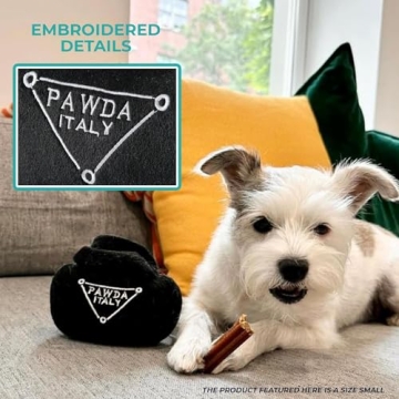 Haute Diggity Dog Pawda Handbag Plush Toy for Dogs