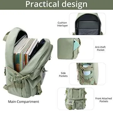 AoMoon Kawaii Backpack Lovely Pastel Rucksack for Teen Girls Aesthetic Student Bookbags with Kawaii ...