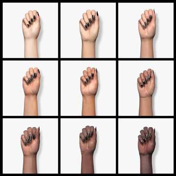 modelones Gel Nail Polish, 1 Pcs 15 ML Black Gel Polish Pure Black Nail Polish Winter Color Gel Polish Nails Soak Off Nail Art Manicure Home Gift for Women Girl