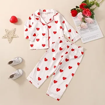 Toddler Satin Pajamas Set for Stylish Cozy Sleepwear