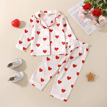 Toddler Satin Pajamas Set for Stylish Cozy Sleepwear