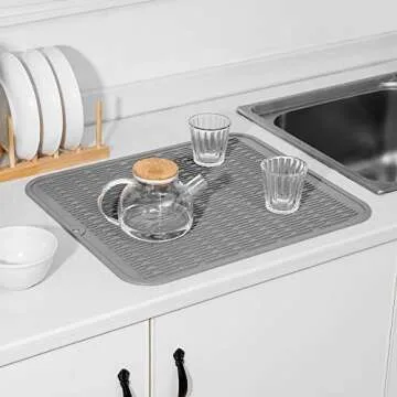 MicoYang Silicone Dish Drying Mat - Versatile & Eco-Friendly