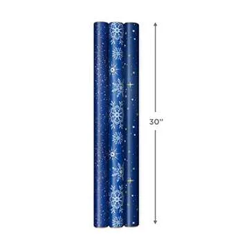 Hallmark Holiday Wrapping Paper Rolls - Elegant Gift Wrap
