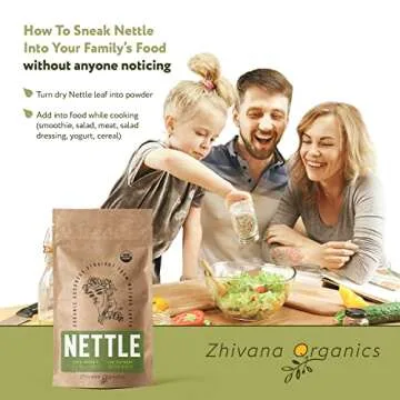 Stinging Nettle Tea Organic (100 TeaBags) – Dried Nettles Tea - Te De Ortiga Verde Organica - Great for Joints, Blood Circulation, Allergy, Body Cleanse