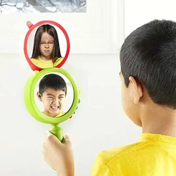 hand2mind See My Feelings Mirror for Toddler Emotions