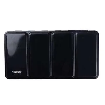 MEEDEN Empty Watercolor Tin Palette, Large Travel Metal Paint Box with 24 Pcs Full Pans