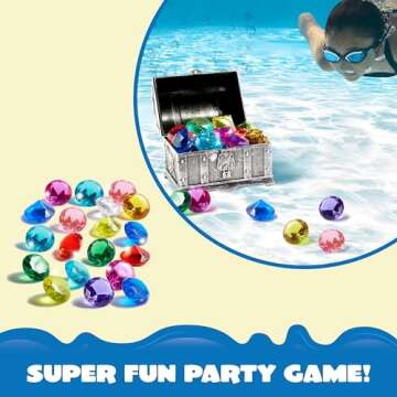 Sloosh Diving Gems - Fun Pool Toys for Kids Swimming