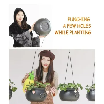 GLOCAMPING 5 in 1 Plastic Witch Cauldron Kettle Set