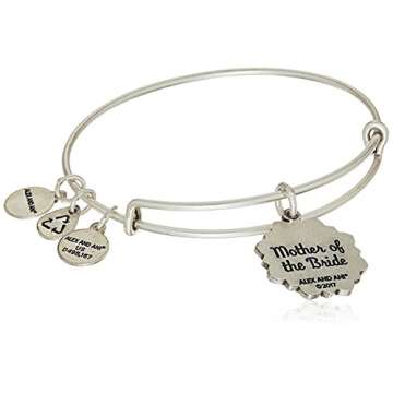 Alex and Ani Mother of The Bride Rafaelian Silver Bangle Bracelet