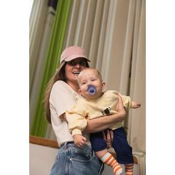 BIBS Color Soother Natural Rubber Pacifiers 0-18 Months