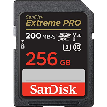 SanDisk 256GB Extreme Pro Memory Card Bundle for Canon DSLRs