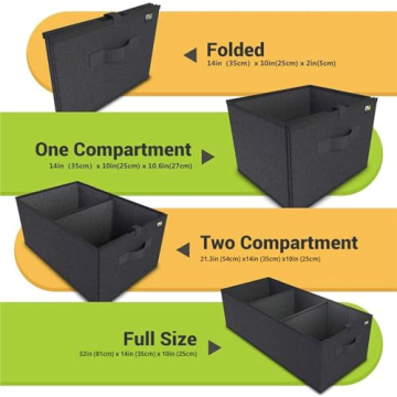 MIU COLOR Car Trunk Organizer - Durable, Large, Stylish