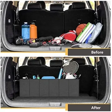 MIU COLOR Car Trunk Organizer - Durable, Large, Stylish