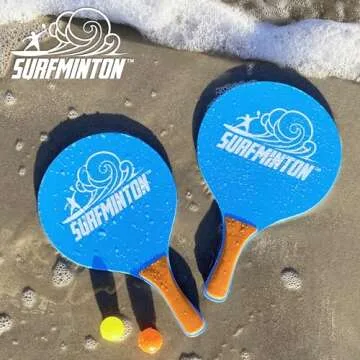 VIAHART Surfminton Classic Beach Paddle Set