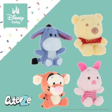 Winnie The Pooh Cuteeze Gift Set – 4 Plush Characters