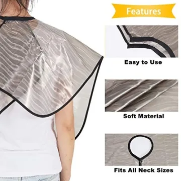 Waterproof Hair Dye Cape for Stylists & Makeup Lovers