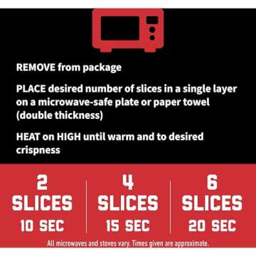 Hormel Black Label Fully Cooked Bacon,10.5 Ounce (Pack of 1)