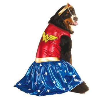 Rubies Costume DC Heroes and Villains Collection Pet Costume, Small, Wonder Woman