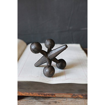 Retro Cast Iron Jack Figurine for Vintage Home Decor