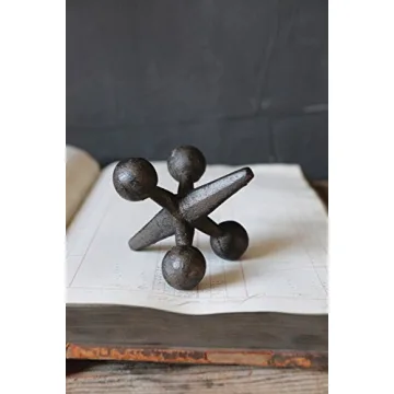 Retro Cast Iron Jack Figurine for Vintage Home Decor