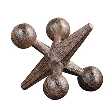 Retro Cast Iron Jack Figurine for Vintage Home Decor