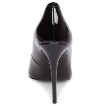 Steve Madden Women's Daisie Pump, Black Patent, 7