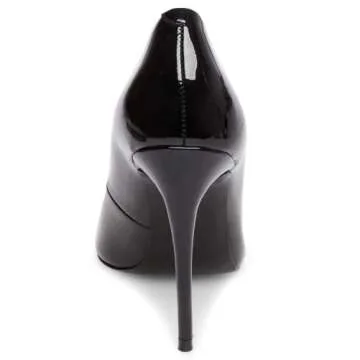 Steve Madden Women's Daisie Pump, Black Patent, 7