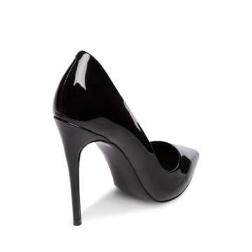 Steve Madden Women's Daisie Pump, Black Patent, 7