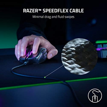Razer Naga X Wired MMO Gaming Mouse with 18K DPI Optical Sensor