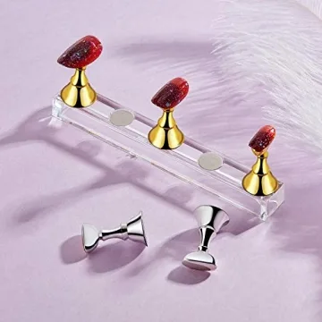 Acrylic Nail Display Stands - Magnetic and Vibrant