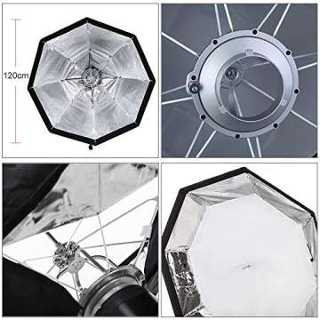 Elevate Your Photography: Godox 120cm Octagon Softbox Bowens Mount