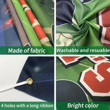 Football Backdrop It's Game Time for Parties and Events