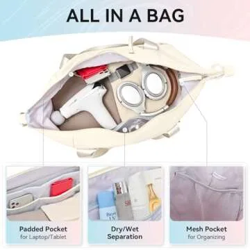 MAXTOP Yoga Gym Bag: Stylish & Versatile Duffle for All