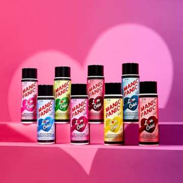 MANIC PANIC Love Colors Red Desire Color Depositing Conditioner for Vibrancy and Hydration - Warm Vibrant Red Hair Color - Vegan, Ammonia and Gluten-Free (8oz)