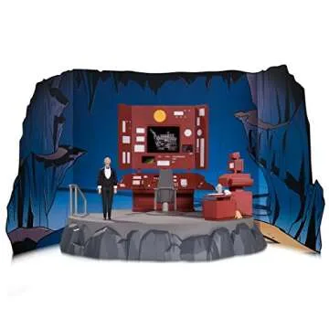 DC Collectibles Batman The Animated Series Bat cave Playset with Alfred Action Figure
