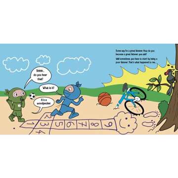 Listening Ninja: A Children's Book About Active Listening and Learning How to Listen (Ninja Life Hacks)
